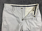 Brooks Brothers Men Advantage Chino Shorts Stretch Waistband Ivory 9" Inseam 36