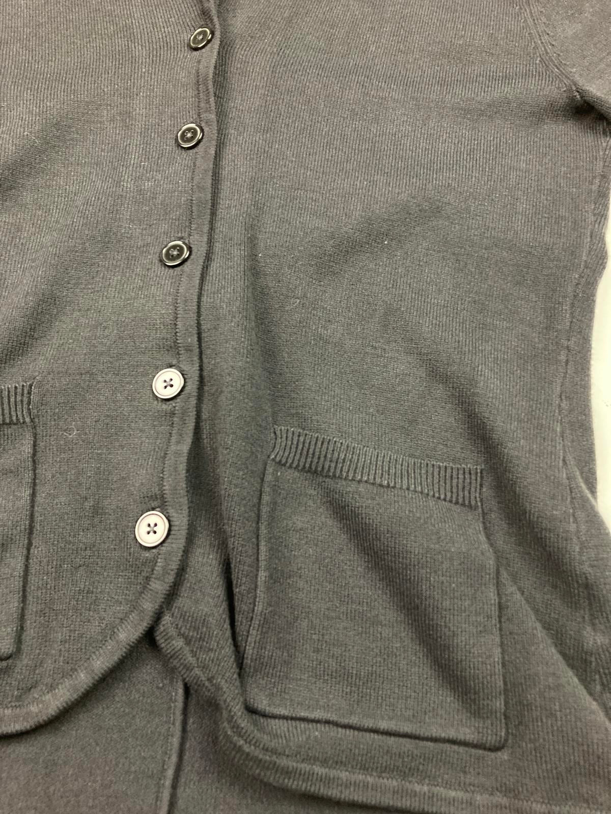 Oobe Button Front Funnel Collar Cardigan Sweater Women’s Size XS Black