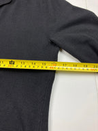 Oobe Button Front Funnel Collar Cardigan Sweater Women’s Size XS Black