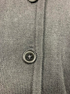 Oobe Button Front Funnel Collar Cardigan Sweater Women’s Size XS Black