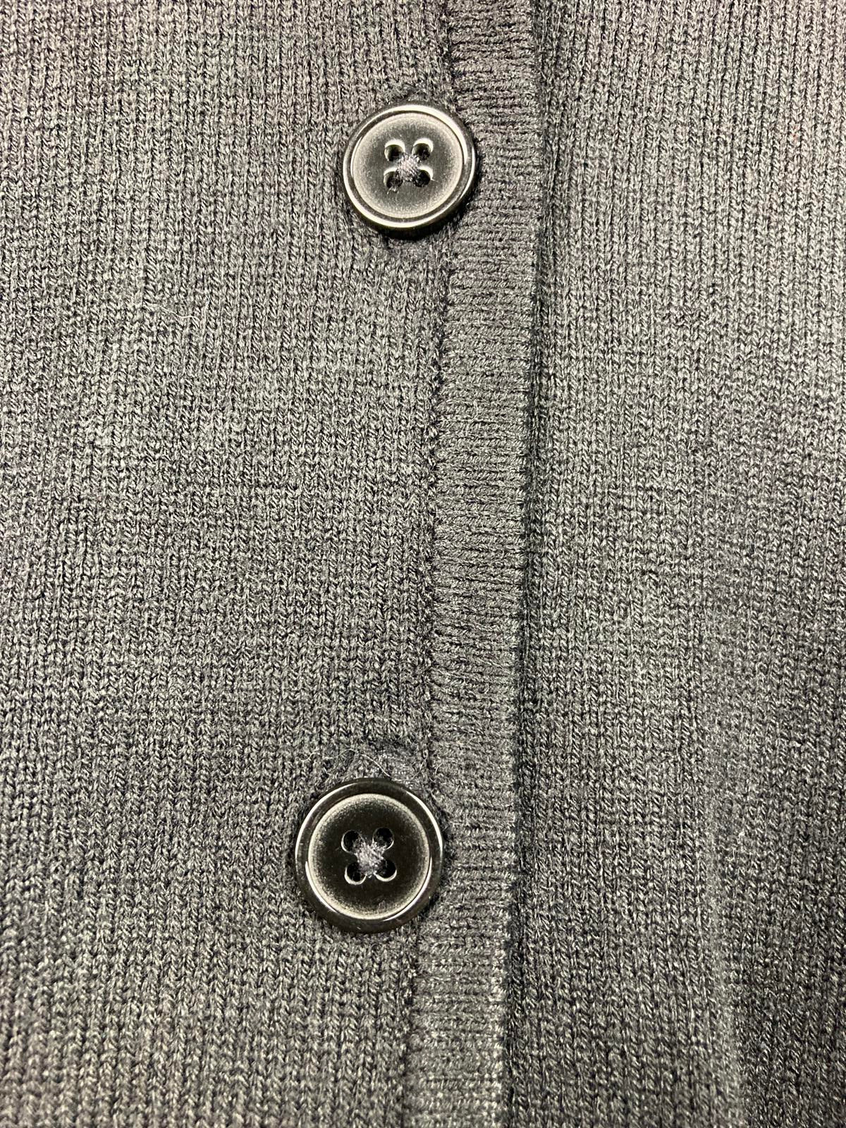 Oobe Button Front Funnel Collar Cardigan Sweater Women’s Size XS Black