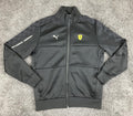 Puma Scuderia Ferrari Race MT7 Men Track Jacket Black Motorsport F1 Sz M Medium
