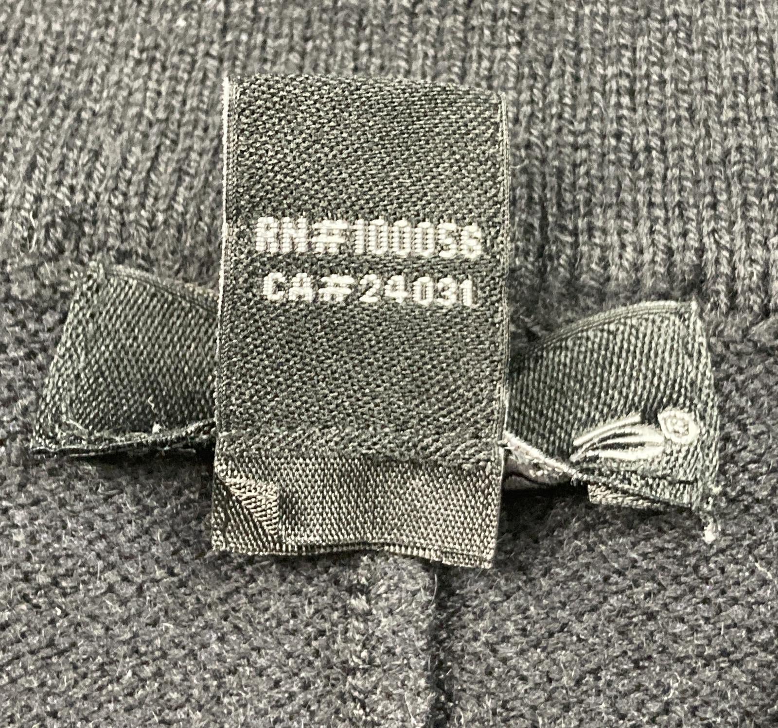 Oobe Button Front Funnel Collar Cardigan Sweater Women’s Size XS Black