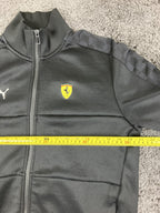 Puma Scuderia Ferrari Race MT7 Men Track Jacket Black Motorsport F1 Sz M Medium