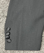 Emanuel Ungaro Wool Blazer Jacket  Black 2 Button Notch Lapel Lined Sz 38R