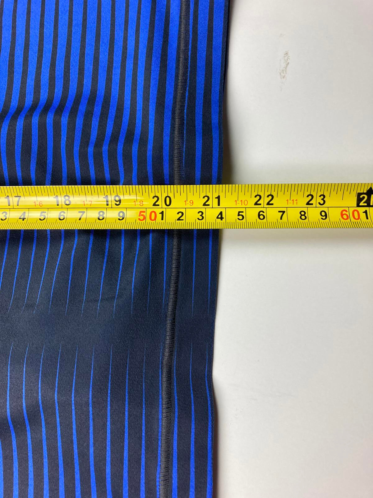 Nike Dri-FIT Racerback Shelf-Bra Tank Top Blue Black Stripe Women’s M 384019-060
