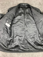 Emanuel Ungaro Wool Blazer Jacket  Black 2 Button Notch Lapel Lined Sz 38R