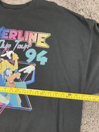 Disney Powerline Sweatshirt 2XL Black Rare Stand Our Tour 94 Goofy Max