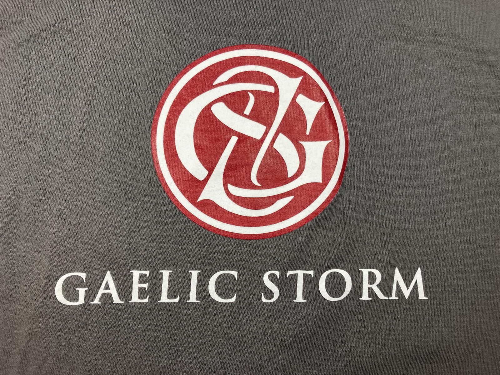 Anvil Gaelic Storm Band Logo Graphic T-Shirt Men’s Sz XL Gray Pre-Shrunk Cotton