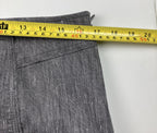 White House Black Market Linen-Blend Pencil Skirt Lined Gray Fleck Women’s Sz 12