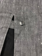 White House Black Market Linen-Blend Pencil Skirt Lined Gray Fleck Women’s Sz 12