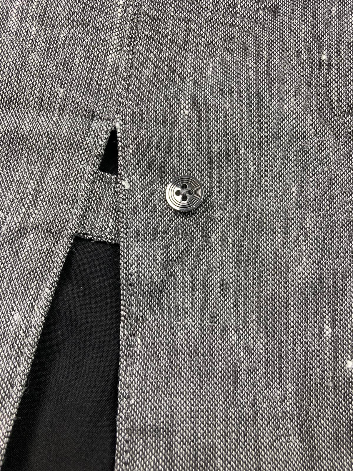 White House Black Market Linen-Blend Pencil Skirt Lined Gray Fleck Women’s Sz 12