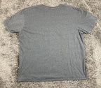 NASA Space Shuttle Graphic T Shirt Mens Gray Retro Distressed Logo Sz 2XL
