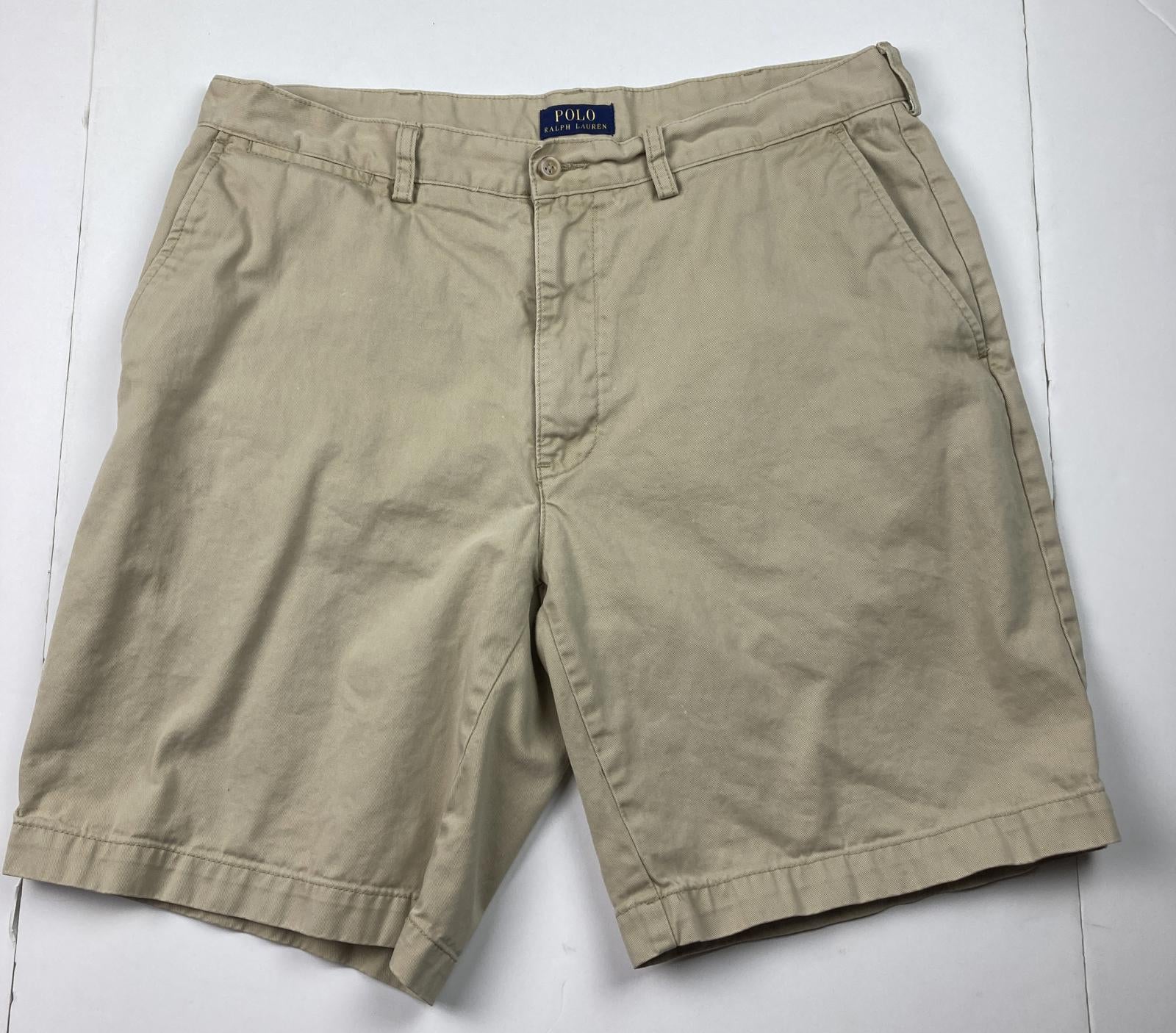 Polo Ralph Lauren Classic Chino Shorts Men’s Size 35 Khaki Cotton Casual