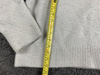 Abercrombie & Fitch Wool Blend Crewneck Sweater Cream Ivory Small Soft Fuzzy S