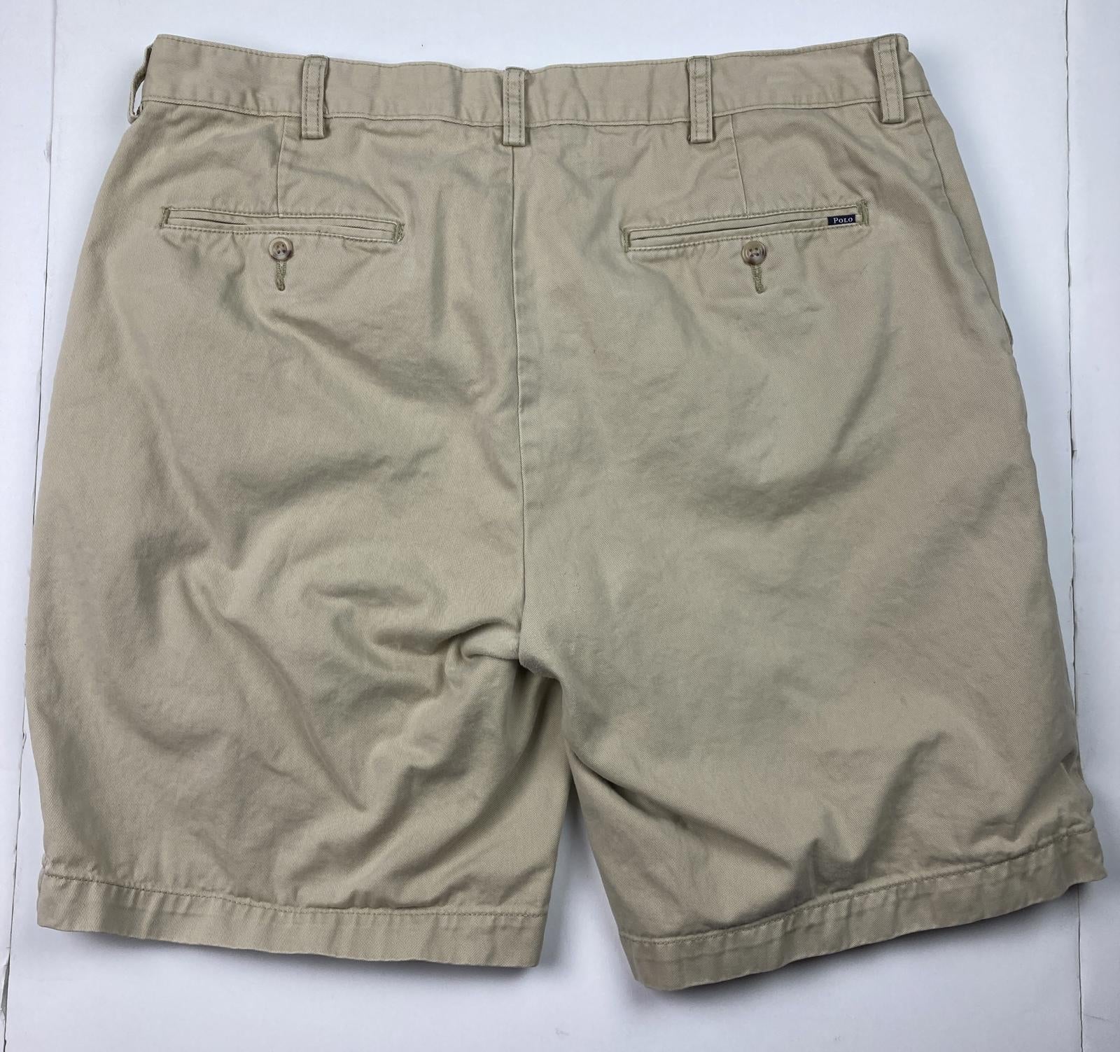 Polo Ralph Lauren Classic Chino Shorts Men’s Size 35 Khaki Cotton Casual