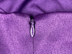 Eliza J Purple Satin One Shoulder Jeweled Brooch Cocktail Dress Lined Size 8