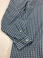 Ralph Lauren Big Shirt Sz XXL Green Blue Plaid Long Sleeve 100% Cotton