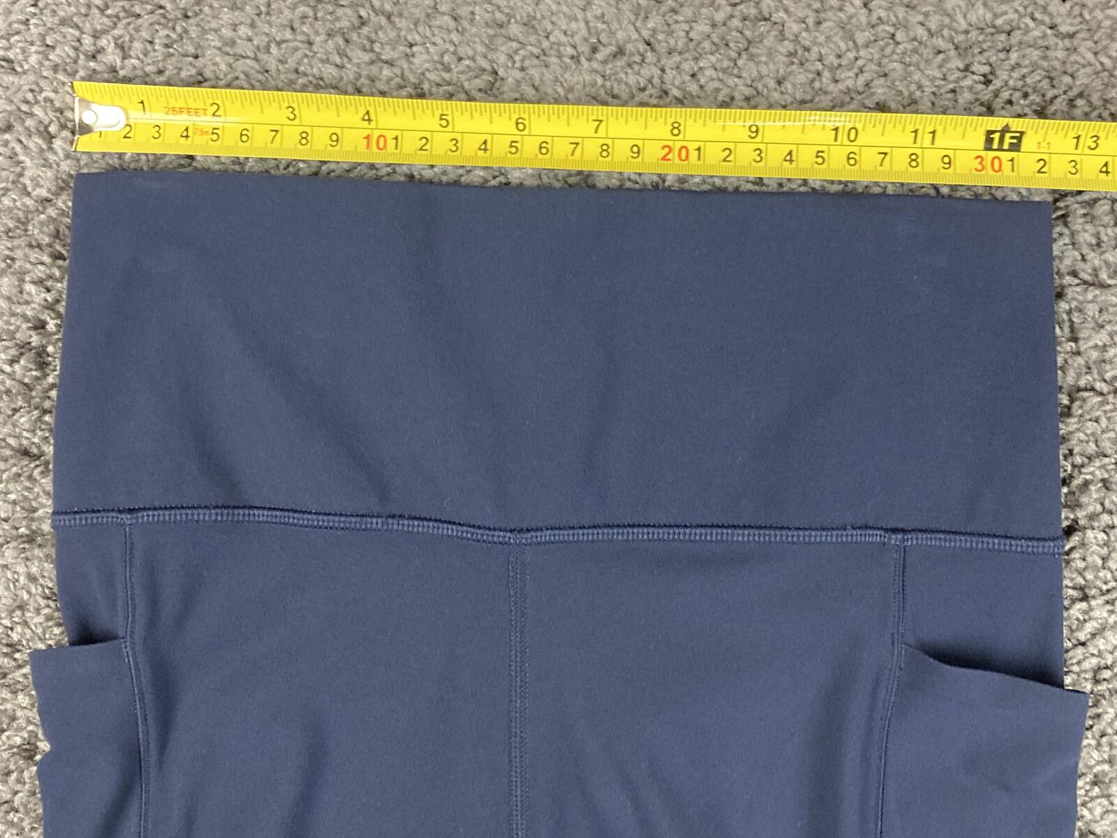Athleta Salutation Stash Pocket II Tight Leggings Navy Blue Powervita Sz Small