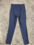 Athleta Salutation Stash Pocket II Tight Leggings Navy Blue Powervita Sz Small