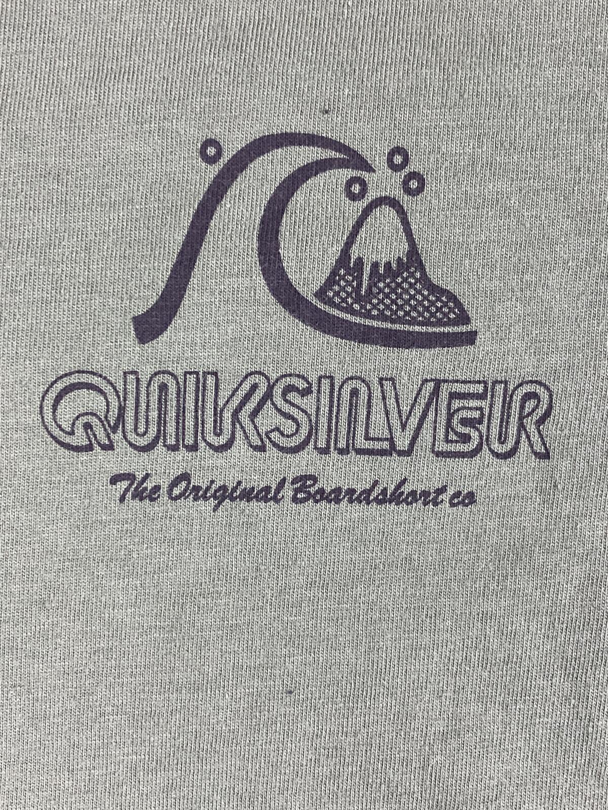 Quiksilver T-Shirt Men's XL Green Original Boardshort Co Surf Logo