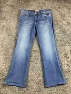 KUT from the Kloth Natalie Bootcut Jeans Womens Blue Medium Wash Stretch Sz 12P