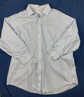Brooks Brothers Madison Supima Cotton Mens Dress Shirt 17.5-33 Blue White Stripe