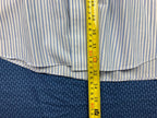 Brooks Brothers Madison Supima Cotton Mens Dress Shirt 17.5-33 Blue White Stripe