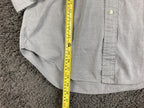 Vintage Polo Ralph Lauren Oxford Shirt Men's Gray Gray Pony Classic Fit Sz 15