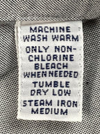 Vintage Polo Ralph Lauren Oxford Shirt Men's Gray Gray Pony Classic Fit Sz 15