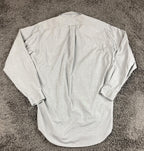 Vintage Polo Ralph Lauren Oxford Shirt Men's Gray Gray Pony Classic Fit Sz 15