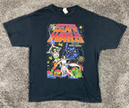 Star Wars Luke Skywalker Battles Darth Vader Comic Cover Graphic T-Shirt Sz L