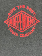 Independent Truck Company Tank Top Shirt Black Red Ride The Best Skate Mens XL
