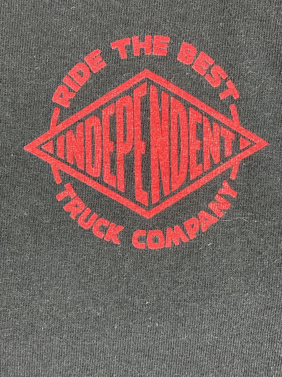 Independent Truck Company Tank Top Shirt Black Red Ride The Best Skate Mens XL