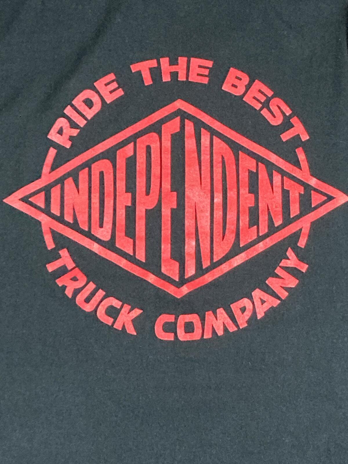 Independent Truck Company Tank Top Shirt Black Red Ride The Best Skate Mens XL