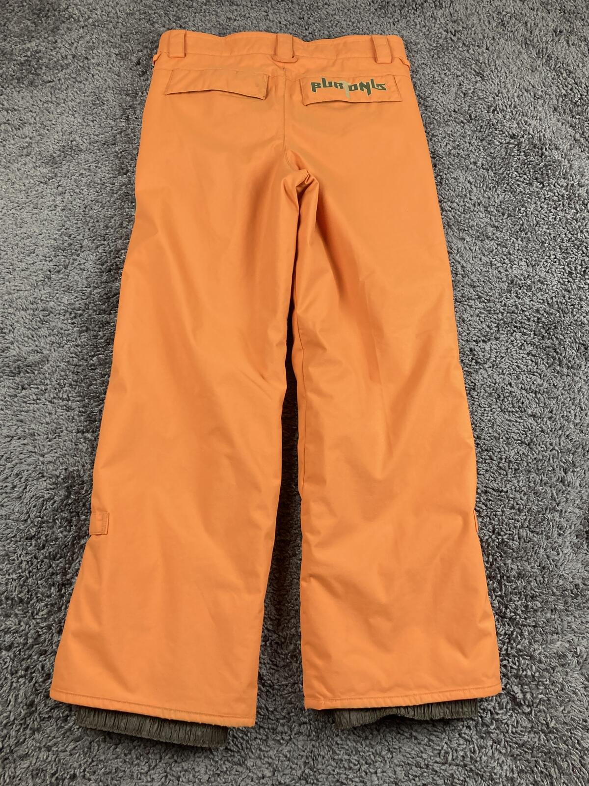 Burton Dryride Orange Snowboard Pants Boys 14/16 Insulated Ski Youth XL