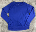 Beyond Yoga Open Back Sweatshirt Blue Relaxed Size Large