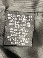 MSK Petite Satin Floral Jacket White Red Black Zip Front Lined Long Sleeve Sz PM