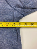 Marc Anthony Blue Pullover Hoodie Men’s Size X-Large Button Placket Mid Pocket