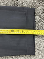 Brooks Brothers BrooksCool Dress Pants Gray Pinstripe Pleated Cuffed Wool 32x28