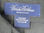 Brooks Brothers BrooksCool Dress Pants Gray Pinstripe Pleated Cuffed Wool 32x28