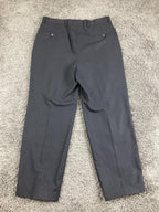 Brooks Brothers BrooksCool Dress Pants Gray Pinstripe Pleated Cuffed Wool 32x28