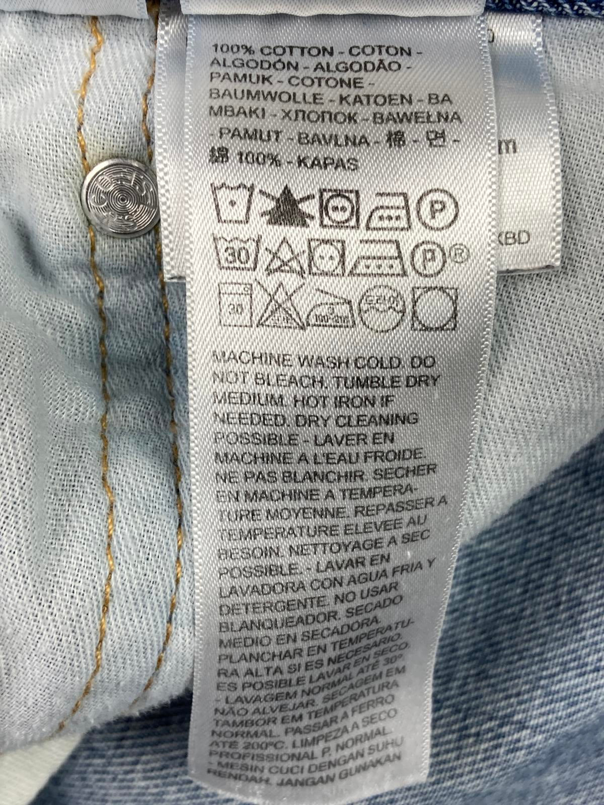 Levi’s 550 Relaxed Fit Jeans Mens Light Wash 100% Cotton Denim Sz 36x32