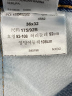 Levi’s 550 Relaxed Fit Jeans Mens Light Wash 100% Cotton Denim Sz 36x32