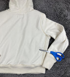 Vintage Polo Jeans Ralph Lauren Hoodie Jacket Women’s Cream Faux Fur Lined Sz L