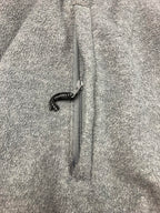 ProSpirit Men’s Hoodie Pullover Grey Fleece 1/4 Zip Size XXL Zip Pockets