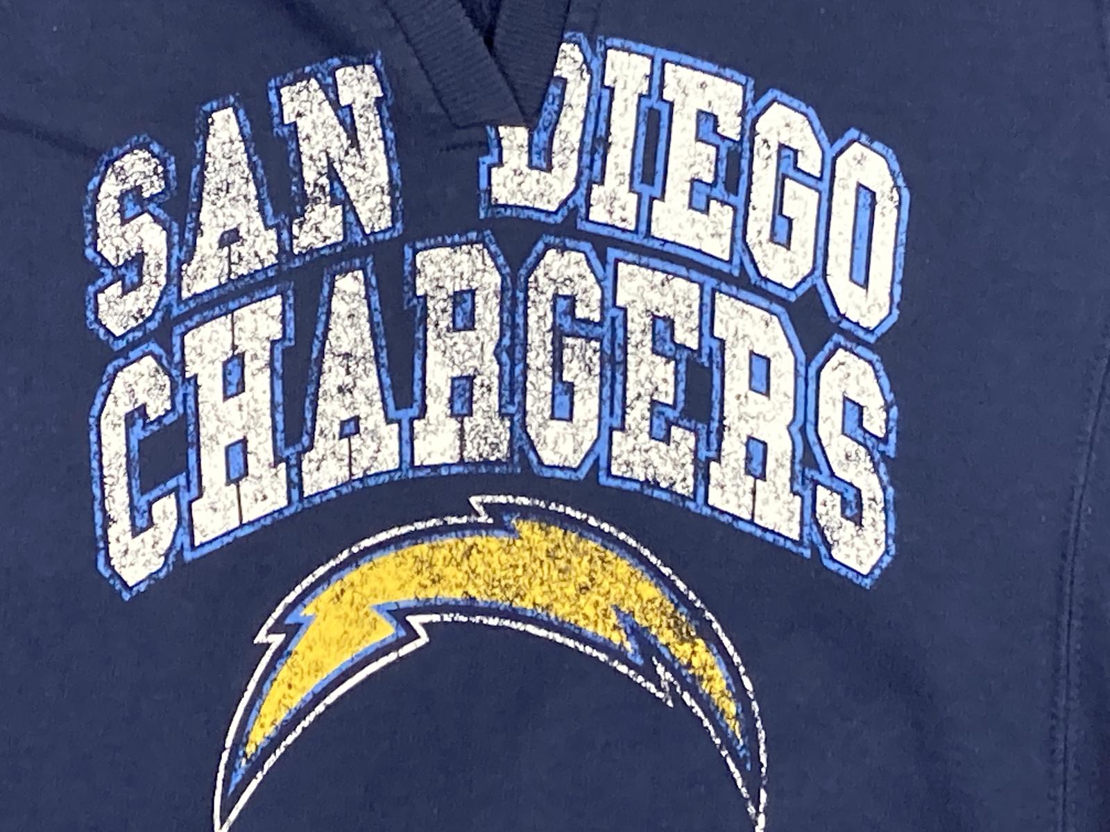 San Diego Chargers Hoodie Womens Navy Pullover Throwback 2012 NFL Sz M