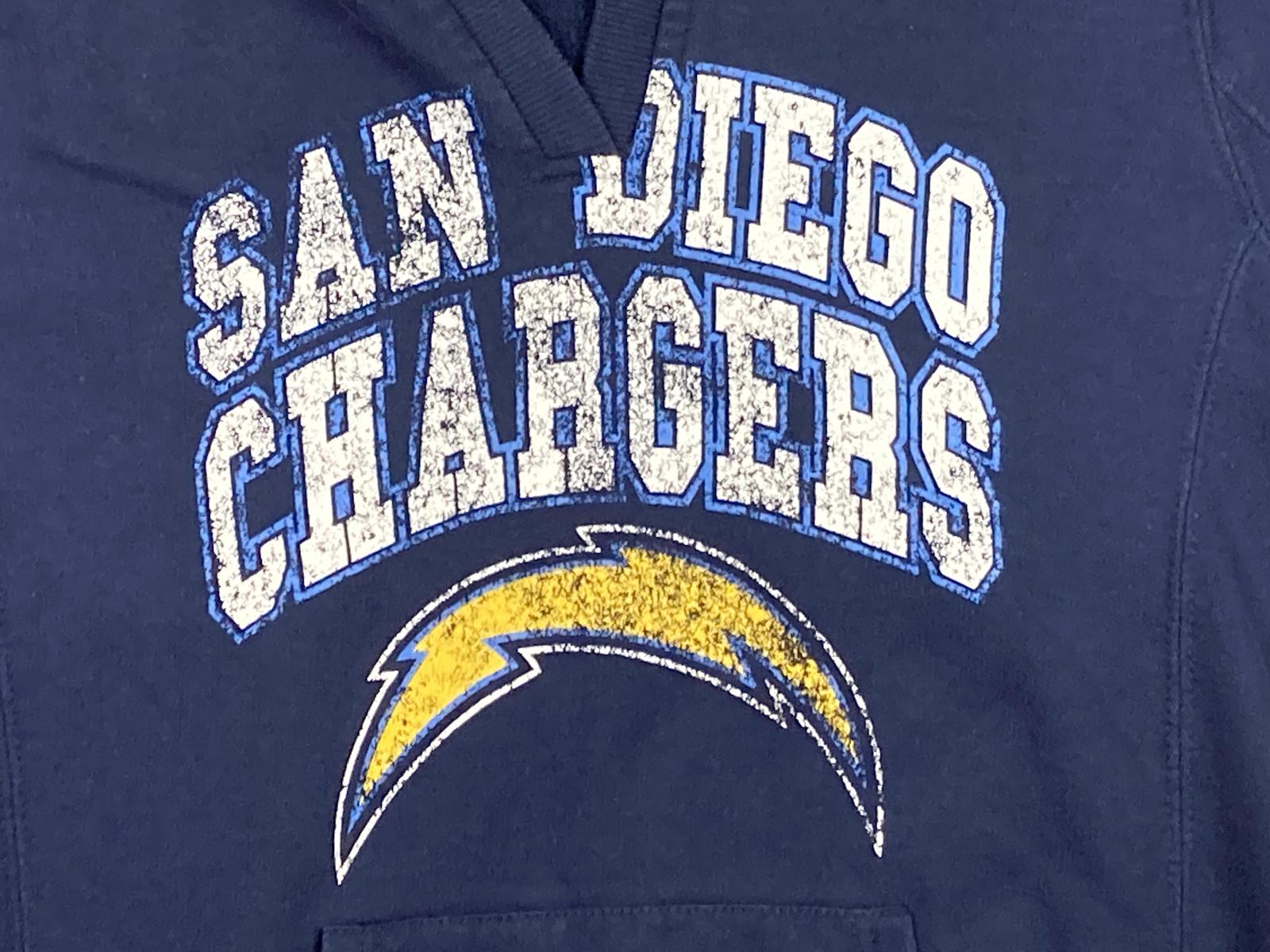 San Diego Chargers Hoodie Womens Navy Pullover Throwback 2012 NFL Sz M