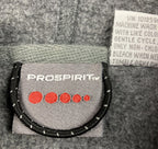 ProSpirit Men’s Hoodie Pullover Grey Fleece 1/4 Zip Size XXL Zip Pockets