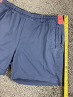 Birddogs Boomstick Gym Shorts Mens Blue Pink Lined Athletic Workout Sz XL